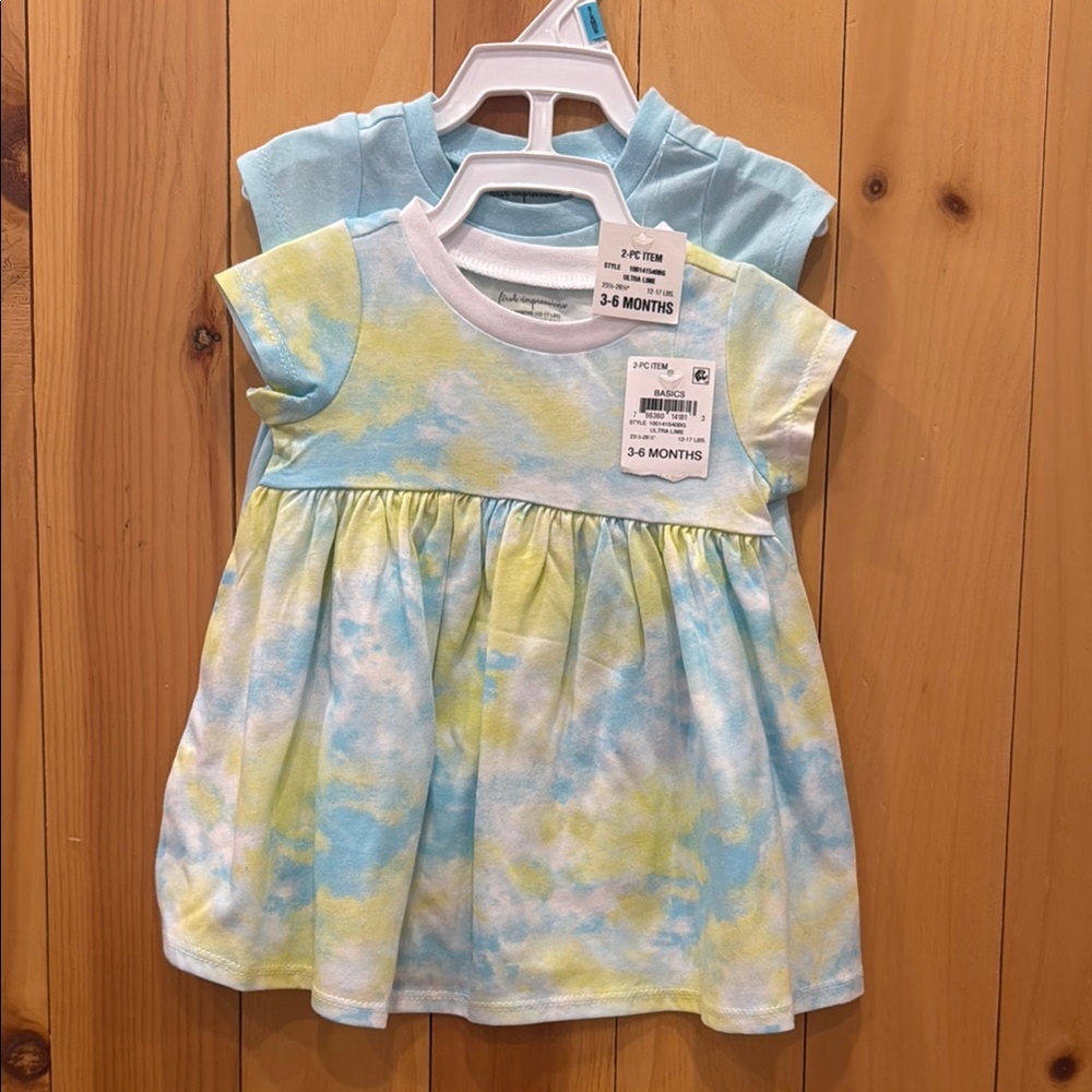 First Impressions Blue and Yellow Kids Matching Set